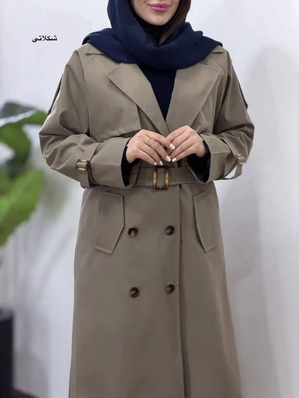 ترنچ کت بلند آستردار نورا 2